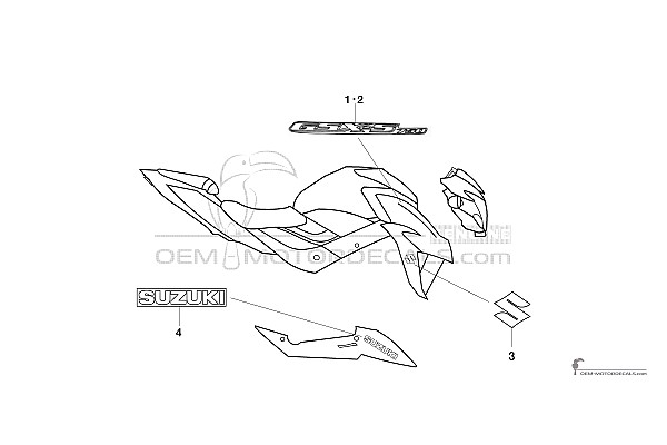 Suzuki GSXS750 2017 - Rojo
