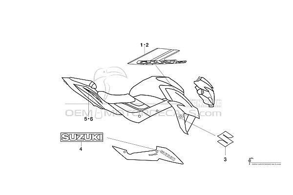 Suzuki GSXS750 2018 - Red