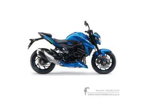 Naklejki do Suzuki GSXS750 2019 - Niebieski • Suzuki Naklejki OEM