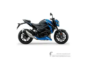 Pegatinas para Suzuki GSXS750 2019 - Azul • Suzuki Pegatinas OEM
