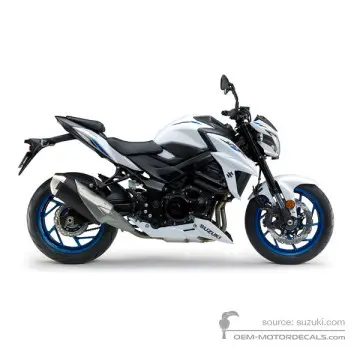 Suzuki GSXS750 2019 - Biały - Pearl Glacier White