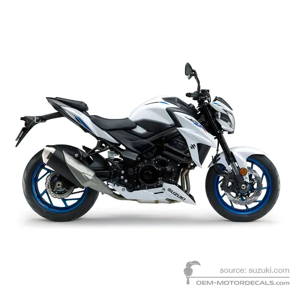 Suzuki GSXS750 2019 - Blanco - Pearl Glacier White