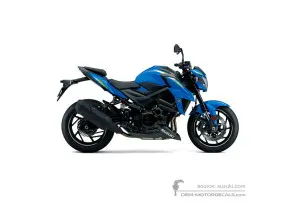 Adesivi per Suzuki GSXS750 2020 - Blu • Suzuki Adesivi OEM