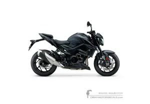 Naklejki do Suzuki GSXS750 2020 - Czarny • Suzuki Naklejki OEM
