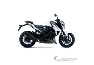 Stickers voor Suzuki GSXS750 2020 - Wit • Suzuki OEM Stickers