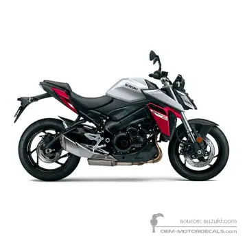 Suzuki GSXS950 2024 - Srebrny - Metallic Sword Silver