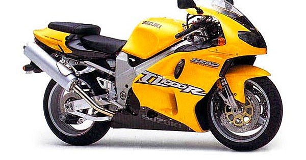 OEM Decals Suzuki TL1000R 1998 - Yellow • Original Stickers