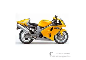 Adesivi per Suzuki TL1000R 1999 - Giallo • Suzuki Adesivi OEM