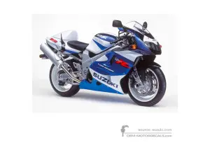 Decals for Suzuki TL1000R 1999 - Blue White • Suzuki OEM Decals