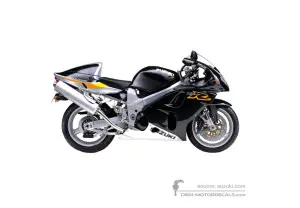 Adesivi per Suzuki TL1000R 2000 - Nero • Suzuki Adesivi OEM