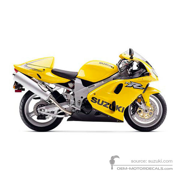 Aufkleber für Suzuki TL1000R 2001 - Gelb • Suzuki OEM-Aufkleber