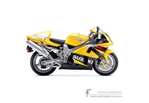 Adesivi per Suzuki TL1000R 2002 - Giallo • Suzuki Adesivi OEM