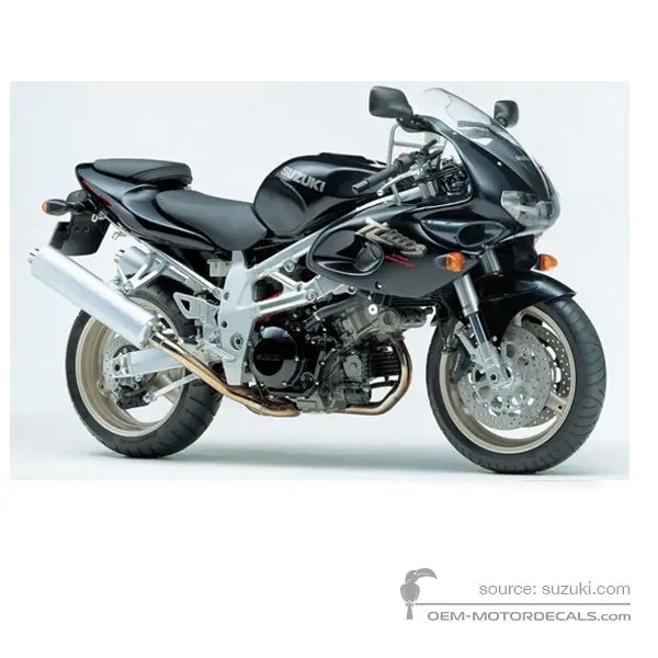 Suzuki TL1000S 1997 - Zwart - Pearl Novelty Black