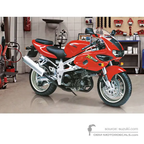 Suzuki TL1000S 1998 - Rood - Marble Italian Red