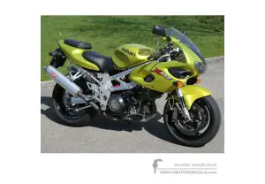 Autocollants pour Suzuki TL1000S 1998 - Jaune • Suzuki Autocollants OEM