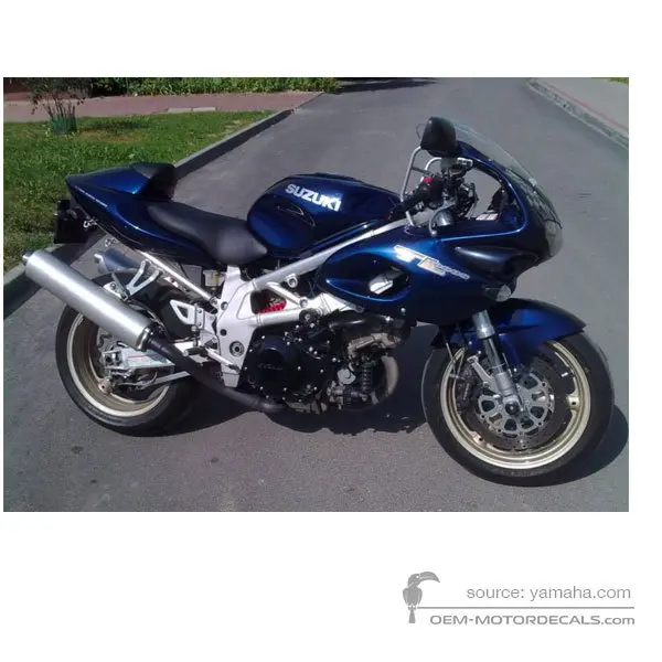 Suzuki TL1000S 1999 - Blauw - Dark Space Blue Metallic