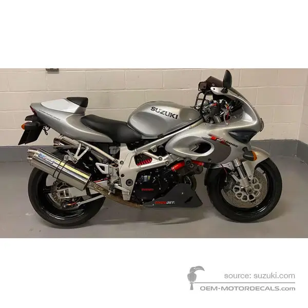 Suzuki TL1000S 1999 - Zilver - Flasu Silver Metallic
