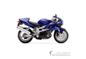 Autocollants pour Suzuki TL1000S 2000 - Bleu • Suzuki Autocollants OEM