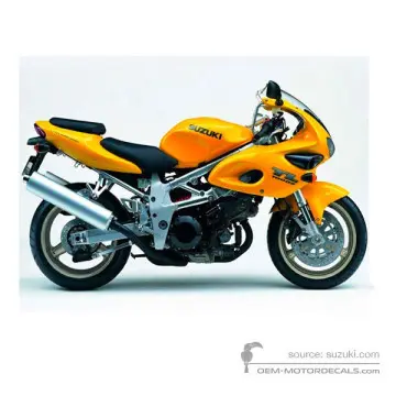 Suzuki TL1000S 2000 - Jaune - Pearl Lively Yellow