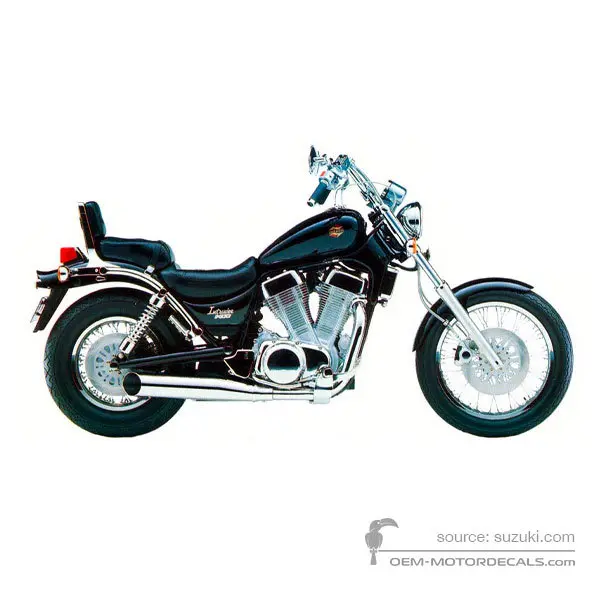 Suzuki VS1400 INTRUDER 1988 - Schwarz - Pearl Novelty Black