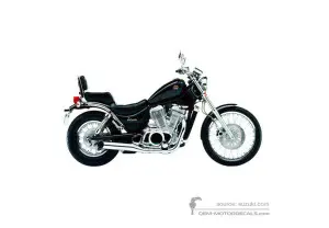 Naklejki do Suzuki VS750 INTRUDER 1988 - Czarny • Suzuki Naklejki OEM