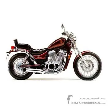 Suzuki VS750 INTRUDER 1989 - Rosso - Candy Grape Maroon