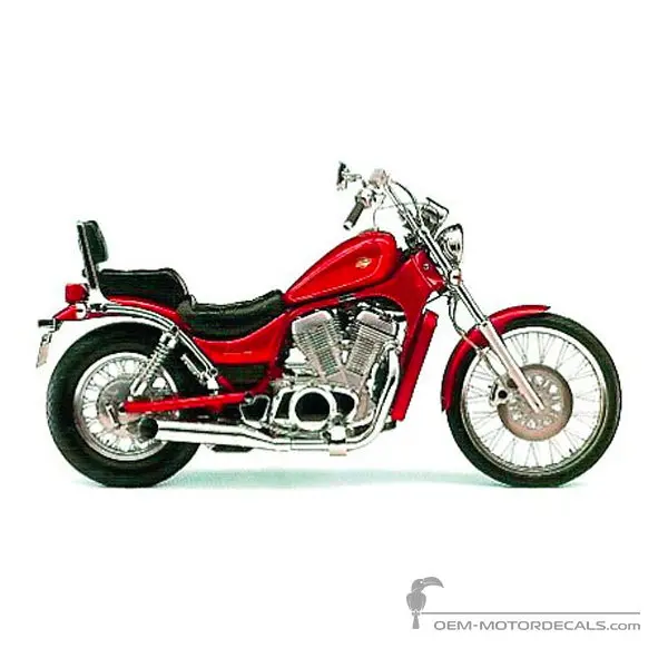 Suzuki VS750 INTRUDER 1991 - Rot - Candy Antares Red