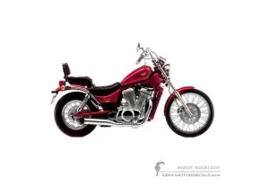 Aufkleber für Suzuki VS800 INTRUDER 1993 - Rot • Suzuki OEM-Aufkleber