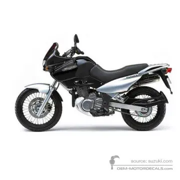 Suzuki XF650 FREEWIND 1997 - Noir - Pearl Novelty Black / Flasu Silver Metallic