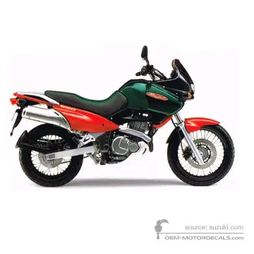 Suzuki XF650 FREEWIND 1997 - Verde - Candy Koran Orange / Candy Forest Green