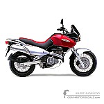 Suzuki XF650 FREEWIND 1998 - Red