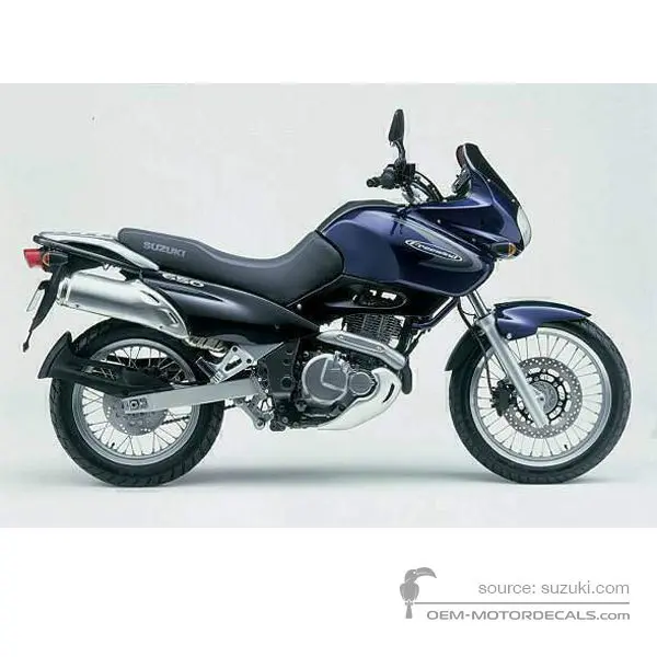 Suzuki XF650 FREEWIND 2000 - Azul - Dark Space Blue Metallic