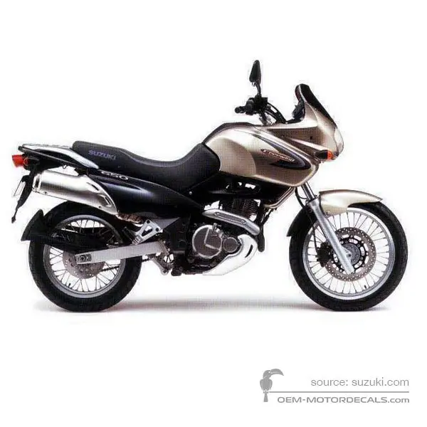 Suzuki XF650 FREEWIND 2000 - Oro - Light Greenish Gold Metallic