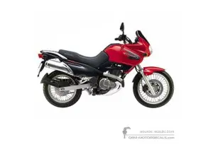 Aufkleber für Suzuki XF650 FREEWIND 2000 - Rot • Suzuki OEM-Aufkleber