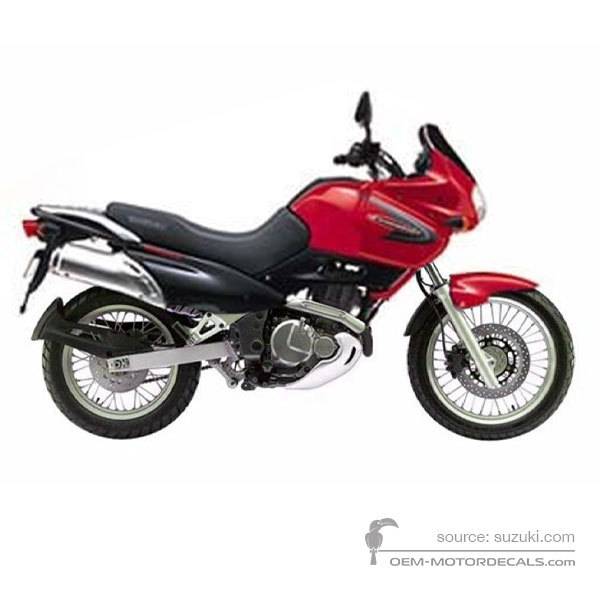 Decals for Suzuki XF650 FREEWIND 2000 - Red • Suzuki OEM Decals