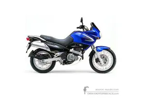 Aufkleber für Suzuki XF650 FREEWIND 2001 - Blau • Suzuki OEM-Aufkleber