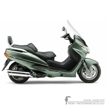 Suzuki AN400 BURGMAN 1999 - Pearl Pluto Green