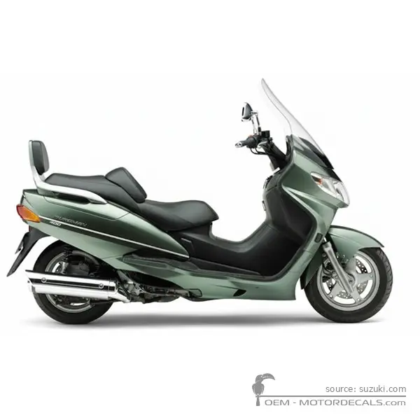 Suzuki AN400 BURGMAN 1999 - Pearl Pluto Green