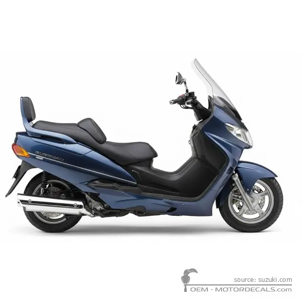 Suzuki AN400 BURGMAN 1999 - Pearl Steel Blue Gray