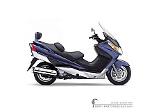 Naklejki do Suzuki AN400 BURGMAN 2003 • Suzuki Naklejki OEM