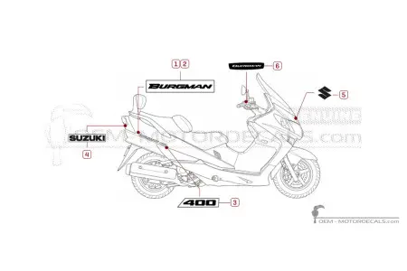 Suzuki AN400 BURGMAN 2004