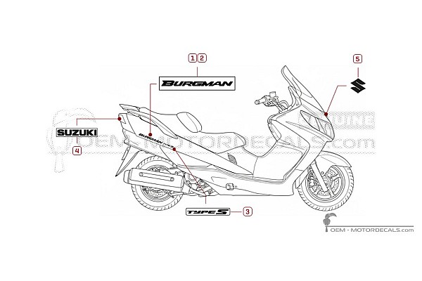 Suzuki AN400 BURGMAN Type S 2005