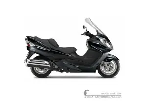 Autocollants pour Suzuki AN400 BURGMAN 2007 • Suzuki Autocollants OEM