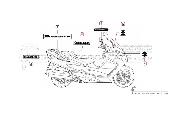 Suzuki AN400 BURGMAN 2007