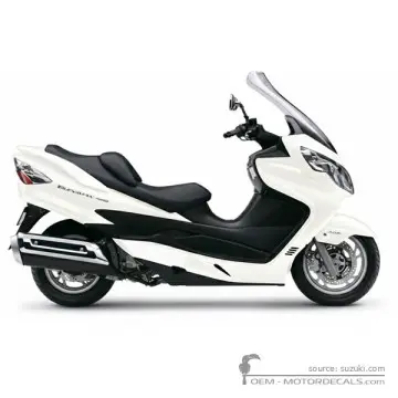 Suzuki AN400 BURGMAN 2010 - Pearl Mirage White