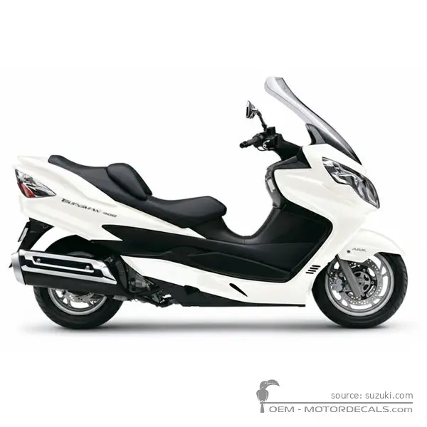 Suzuki AN400 BURGMAN 2010 - Pearl Mirage White