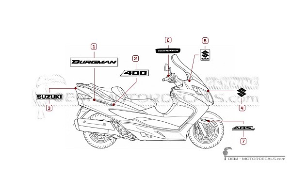 Suzuki AN400 BURGMAN 2011