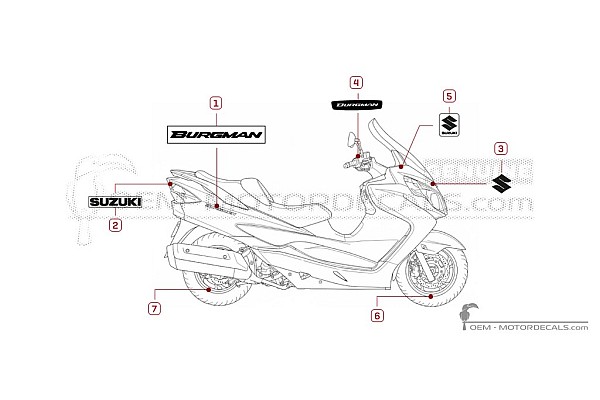 Suzuki AN400 BURGMAN 2015