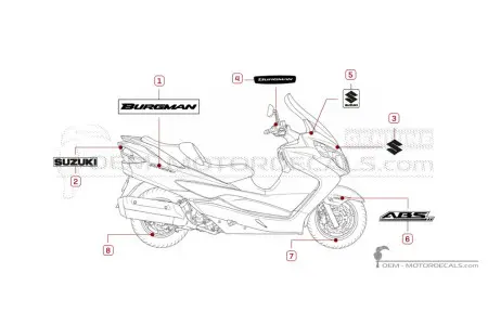 Suzuki AN400 BURGMAN 2016