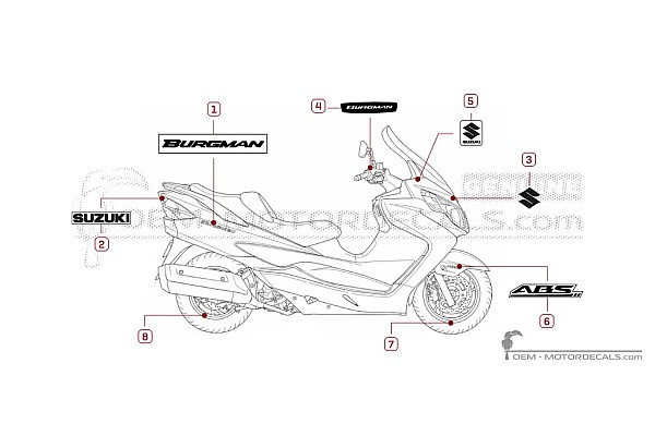Suzuki AN400 BURGMAN 2016